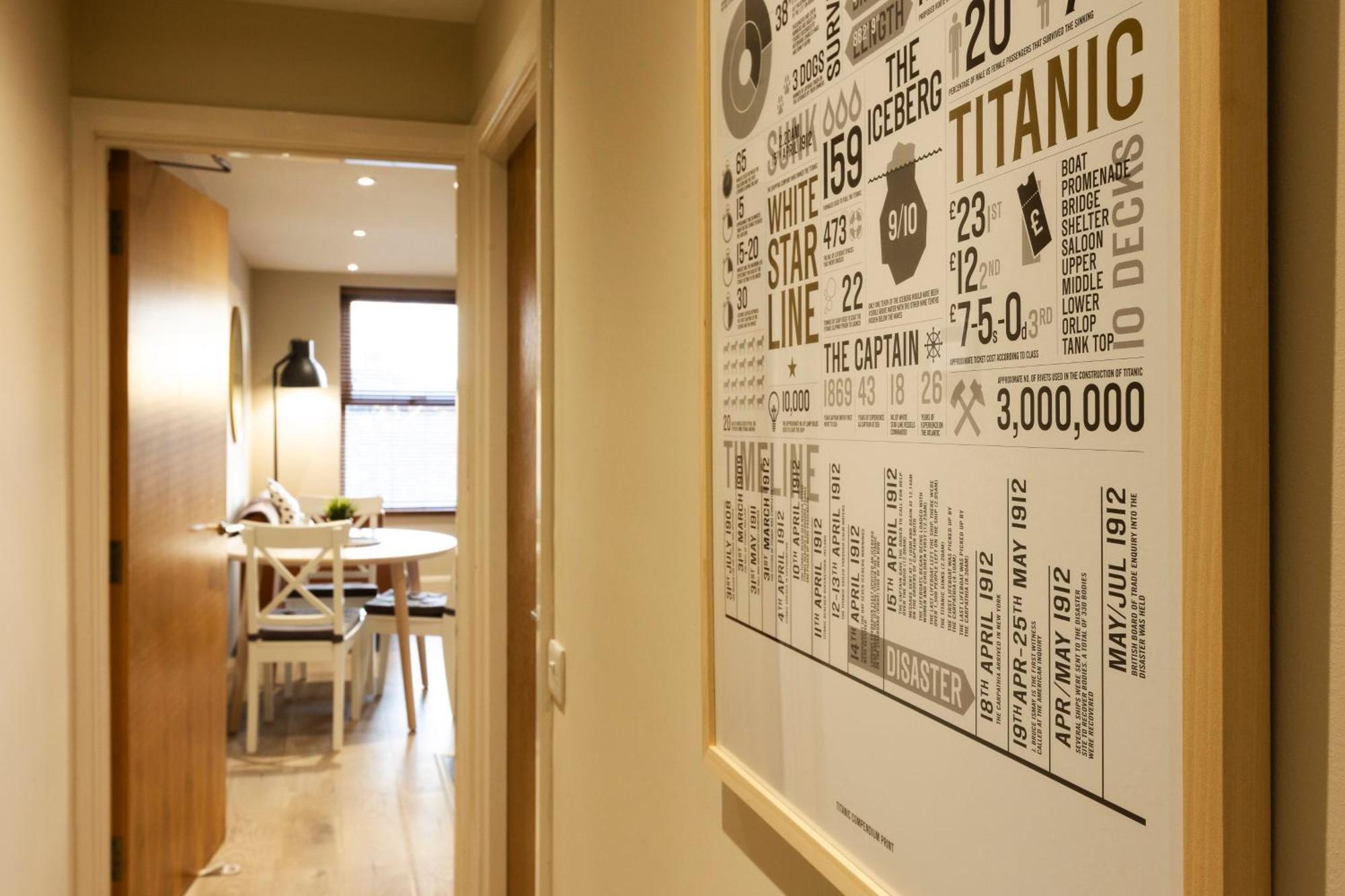 The Titanic -1bd Trendy Ap -gold Short Term Apartment *